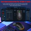 HXSJ T66 Black RGB Rechargeable Mouse - Wired & Wireless 3 Modes - 7