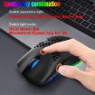 HXSJ T66 Black RGB Rechargeable Mouse - Wired & Wireless 3 Modes - 9