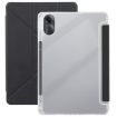 Redmi Pad SE 11/Pad 2 Clear Acrylic Leather Tablet Case - Black - 1