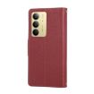 Realme C75/14X 5G Red Leather Wallet Phone Case with Crossbody Strap - 3