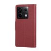 Redmi Note 13 Pro 5G Leather Wallet Case with Crossbody Strap - Red - 3