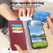 Redmi Note 13 Pro 5G Leather Wallet Case with Crossbody Strap - Red - 8