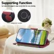 Redmi Note 13 Pro 5G Leather Wallet Case with Crossbody Strap - Black - 5