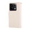 Redmi Note 13 Pro 5G Leather Wallet Case with Crossbody Strap - White - 3