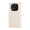 Redmi Note 14 Pro 5G Leather Wallet Case with Crossbody Strap - White - 3