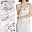 Redmi Note 13 4G Leather Wallet Phone Case with Crossbody Strap - White - 6
