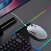 HXSJ X200 3600DPI Wired Mouse, 1.5m Cable, Colorful Luminous, White - 6