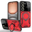 Realme C75 4G Red MagSafe Holder Phone Case with Large Window - 1