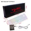 HXSJ V200 Russian Wired RGB Mechanical Keyboard, 68 Keys, 1.7m Cable, White - 4