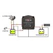 12V 140A Car Battery Isolation Controller with Digital Voltmeter IP68 - 6