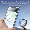 BDK103 Gun Metal Magnetic Folding Car Phone Holder Vacuum Adsorption - 8
