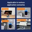 BDK103 Gun Metal Magnetic Folding Car Phone Holder Vacuum Adsorption - 9