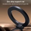G512 3-Axis Folding Magnetic Car Phone Holder - Gun Metal Finish - 5