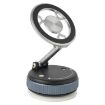 XZK101 Silver Folding Magnetic Car Phone Holder - Vacuum Adsorption - 1