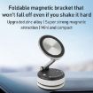XZK102 Gun Metal Folding Magnetic Car Phone Holder Vacuum Adsorption - 3