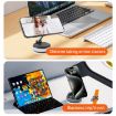 XZK102 Gun Metal Folding Magnetic Car Phone Holder Vacuum Adsorption - 7