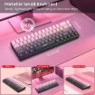 HXSJ V200 Pink 68-Key RGB Backlight Wired Membrane Keyboard - 7