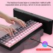HXSJ V200 Pink 68-Key RGB Backlight Wired Membrane Keyboard - 8