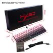 HXSJ V200 Pink 68-Key RGB Backlight Wired Membrane Keyboard - 9