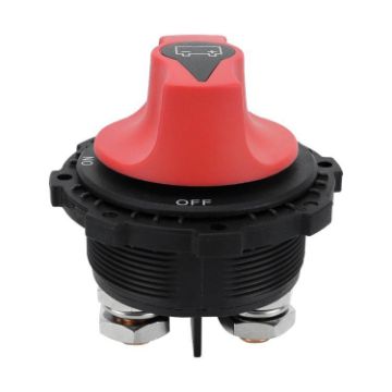 Heavy-Duty 12-24V 300A DC Battery Disconnect Switch, No Handle - 1