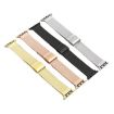 Rose Gold Milanese Buckle Metal Watch Band for Apple Watch 38/40/41/42mm - 4