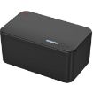 Smart Time Management Phone Self-lock Storage Box - Black - 1