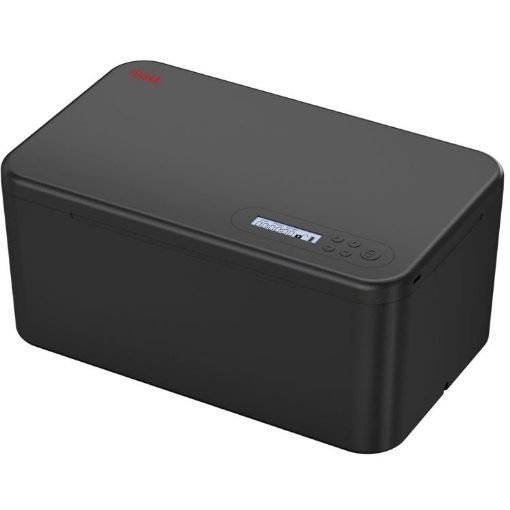 Smart Time Management Phone Self-lock Storage Box - Black - 1