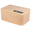 Smart Time Management Phone Lock Box - Wood Grain Storage Solution - 1
