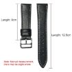 Garmin Fenix 7/7X/6X 22mm Silver Buckle Leather Watch Band (Coffee) - 3