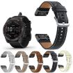 Garmin Fenix 7/7X/6X 26mm Leather Quick Release Watch Band - Coffee - 2