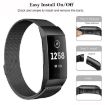 Fitbit Charge 3/4 Milanese Magnetic Stainless Steel Band - Silver - 5