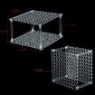 YX163 96-Hole Transparent Acrylic Paint Brush & Pencils Stand Organizer - 3