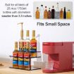 Acrylic 2 Tier Coffee Syrups Bottle Rack Organizer Black - YX164 - 4