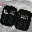 30pcs Car Wire Harness Terminal Pin Removal Tool - Black Long Handle - 7