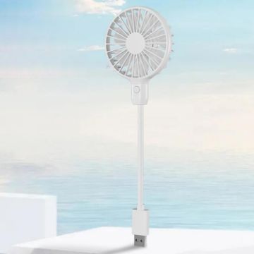 Compact USB Plug-in Brushless Motor Fan with Switch - Low Noise - 1