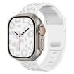 Leopard Silicone Watch Band for Apple Watch 46/49/45/44mm - White Buckle - 1