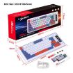 HXSJ L400 Wireless RGB Light Keyboard, 81 Keys, Blue White Red - 2
