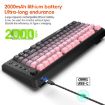 HXSJ L400 Wireless RGB Light Keyboard, 81 Keys, Blue White Red - 7