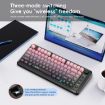 HXSJ L400 Wireless RGB Light Keyboard, 81 Keys, Blue White Red - 8