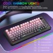 HXSJ L400 Wireless RGB Light Keyboard, 81 Keys, Blue White Red - 9