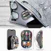 HXSJ M333 Transparent Wireless Mouse - Three Modes, Orange - 8