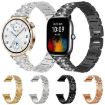 18mm Silver Diamond Steel Watch Band for Huawei GT5/GT4 41mm/OPPO X2 Mini - 2