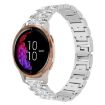 20mm Silver Diamond Steel Watch Band for Garmin Venu 2/Sq2/Sq - 1