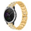 Gold 20mm Steel Watch Band for GarminMove Sport/vivoactive3 Diamond Jewelry - 1