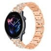22mm Rose Gold Steel Watch Band for Amazfit GTR 4/3/3 Pro/Bip6/Bip5 - 1