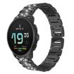 22mm Black Steel Watch Band for Suunto Race S/Race/9 Peak/5 Peak - 1