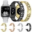 Rose Gold Diamond Jewelry Stainless Steel Band for Apple Watch 42-49mm - 2