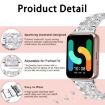 Samsung Galaxy Watch Ultra 47mm Diamond Steel Band Silver 22mm - 4