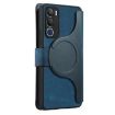 Vivo Y19s 4G Case: MagSafe RFID Zipper Wallet Leather (Blue) - 3
