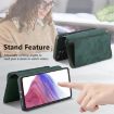 Vivo Y19s 4G Green Leather Case with MagSafe RFID Zipper Wallet - 5